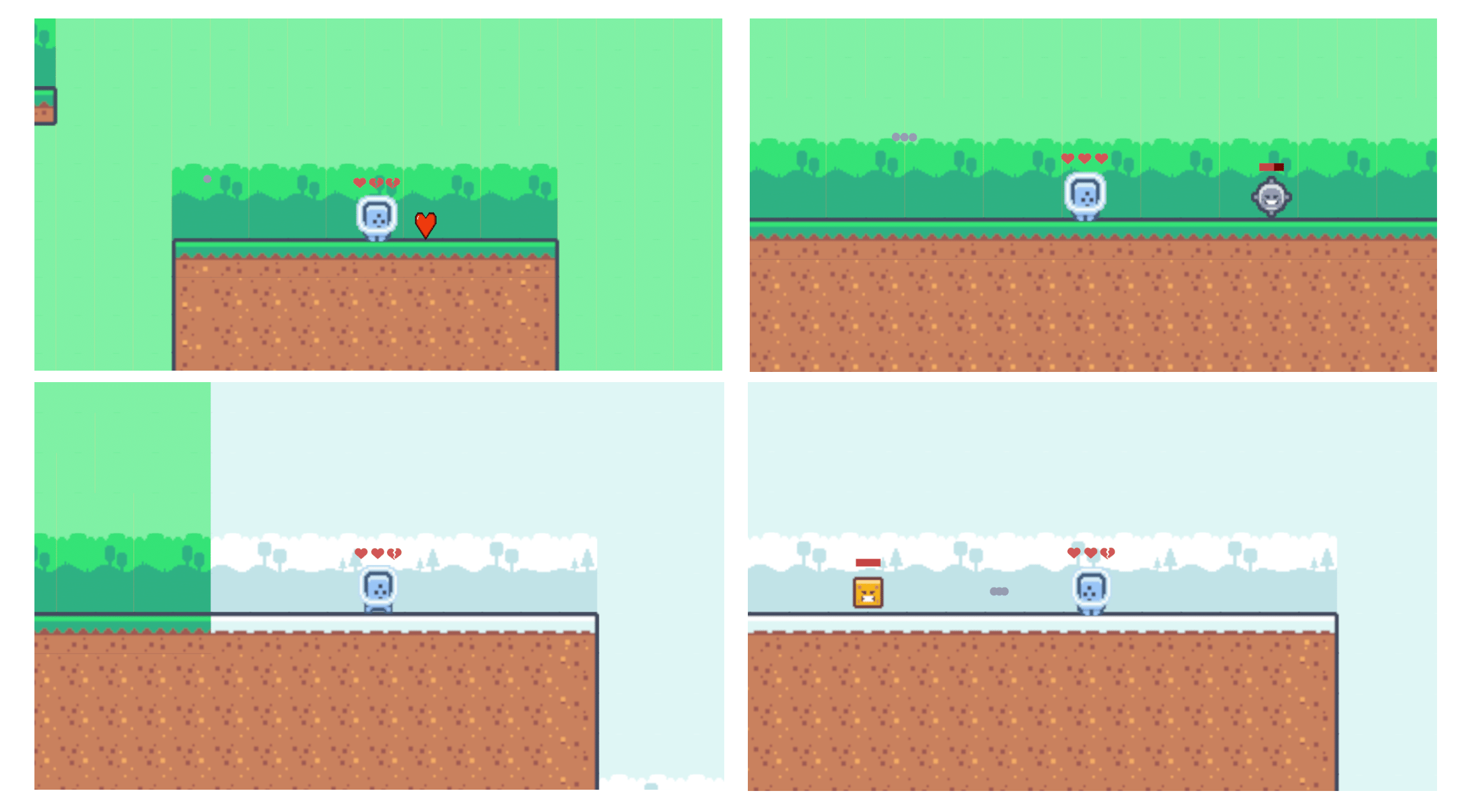 Unity 2D Platformer Game Design final project